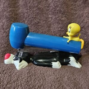 Looney Tunes Sylvester and Tweety Vintage Stapler - Used